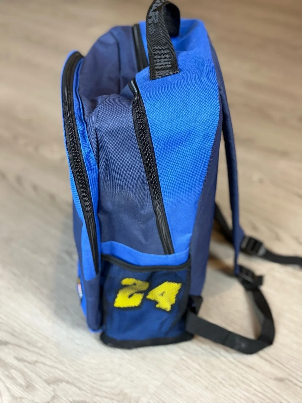 Nascar Gordon 24 Blue and Yellow Backpack